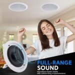 Pyle PDIC1661RD In-Wall / In-Ceiling Speakers, 2-Way Flush Mount Home Speaker Pairing in kenya at mtronics audioshop - Image 4